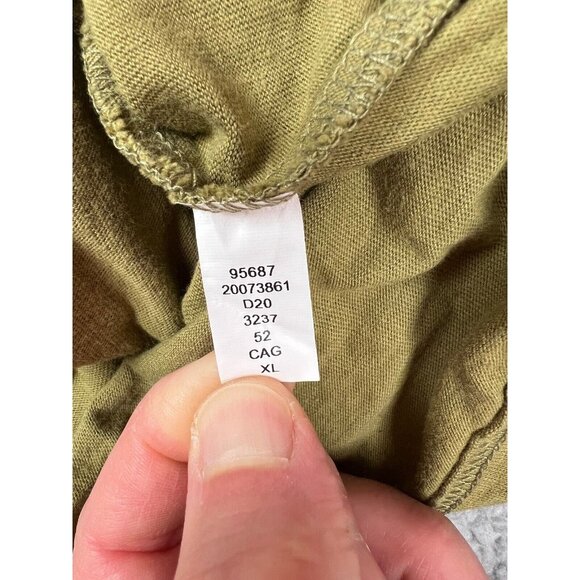 Duluth Trading Shirt Mens XL Olive Green Longtail T Relaxed Fit Cotton - Picture 9 of 12